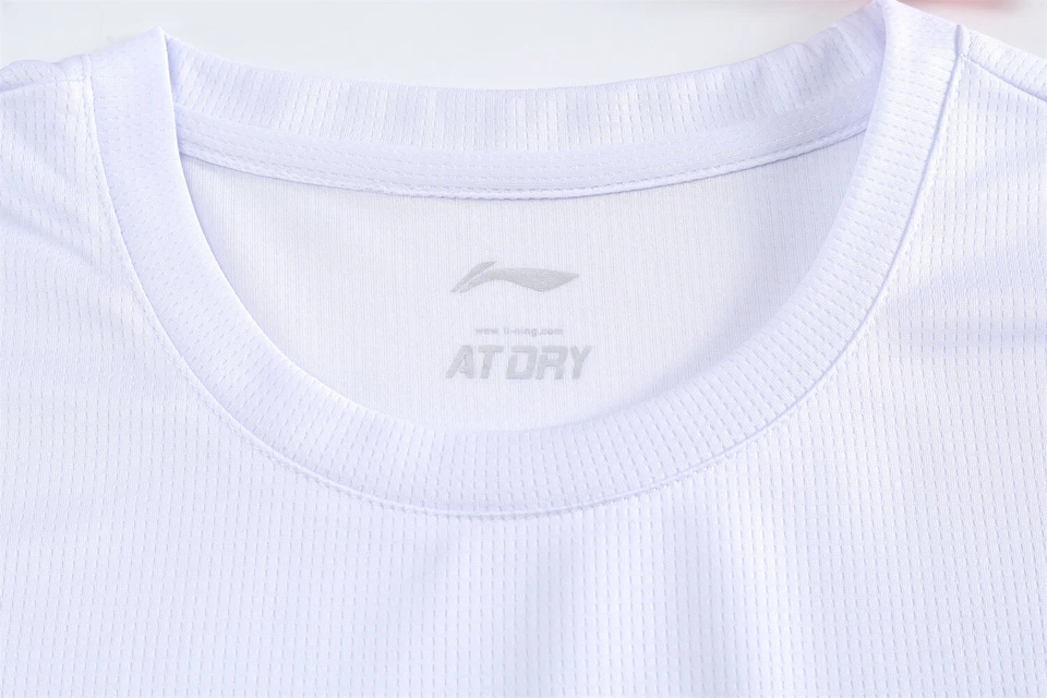 Adult Kid Li-Ning Sports Short Sleeve Tops Tennis Clothes Badminton Wear T-SHIRT - Image 2 of 4