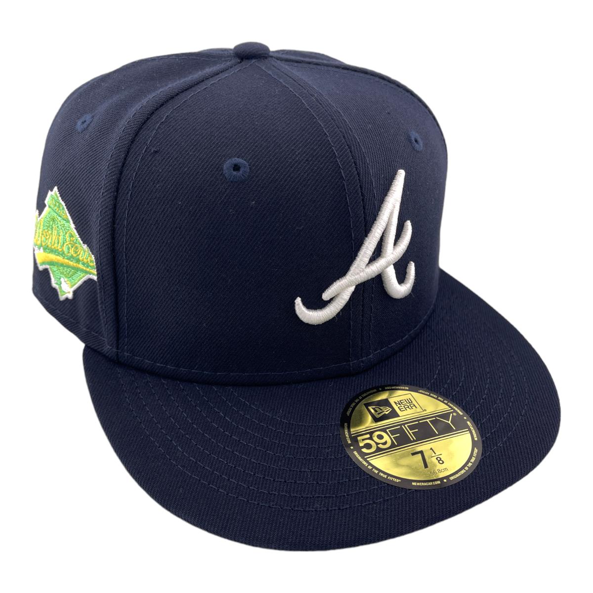 Casquette New Era 59Fifty Atlanta Braves - Bleue - Taille 6 5/8 - Adulte Ajustée