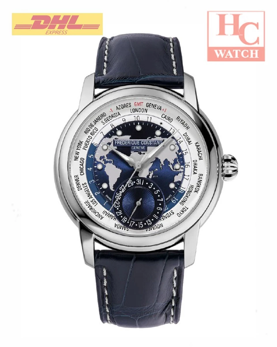 FREDERIQUE CONSTANT FC 718NWWM4H6 CLASSICS WORLDTIMER MANUFACTURE