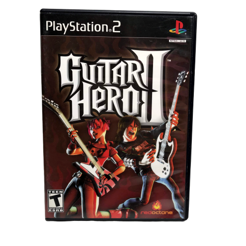 Guitar Hero II PS2 CIB videogioco Sony PlayStation 2 2006 completo di manuale - Foto 7 di 12