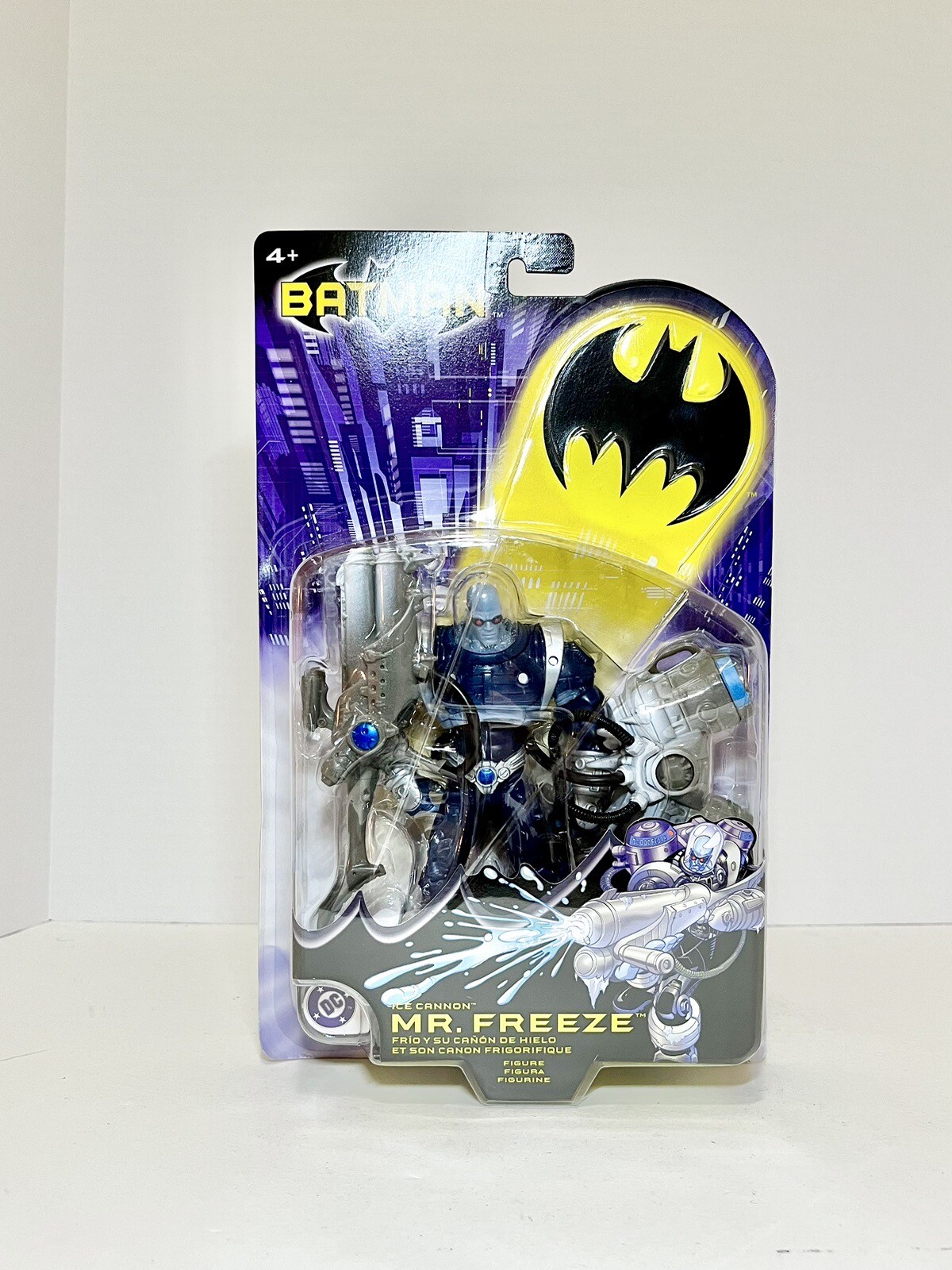 DC Comics Batman Mr. Freeze With Ice Cannon Action Figure 2003 Mattel New