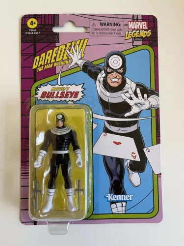 Figura retro de 3,75" Bullseye (Daredevil) Marvel Legends Hasbro Kenner