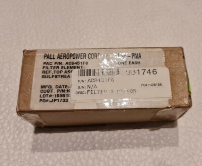 ACB451F8 AC-B451F-8 filter pall aerospace with 8130 gulfstream