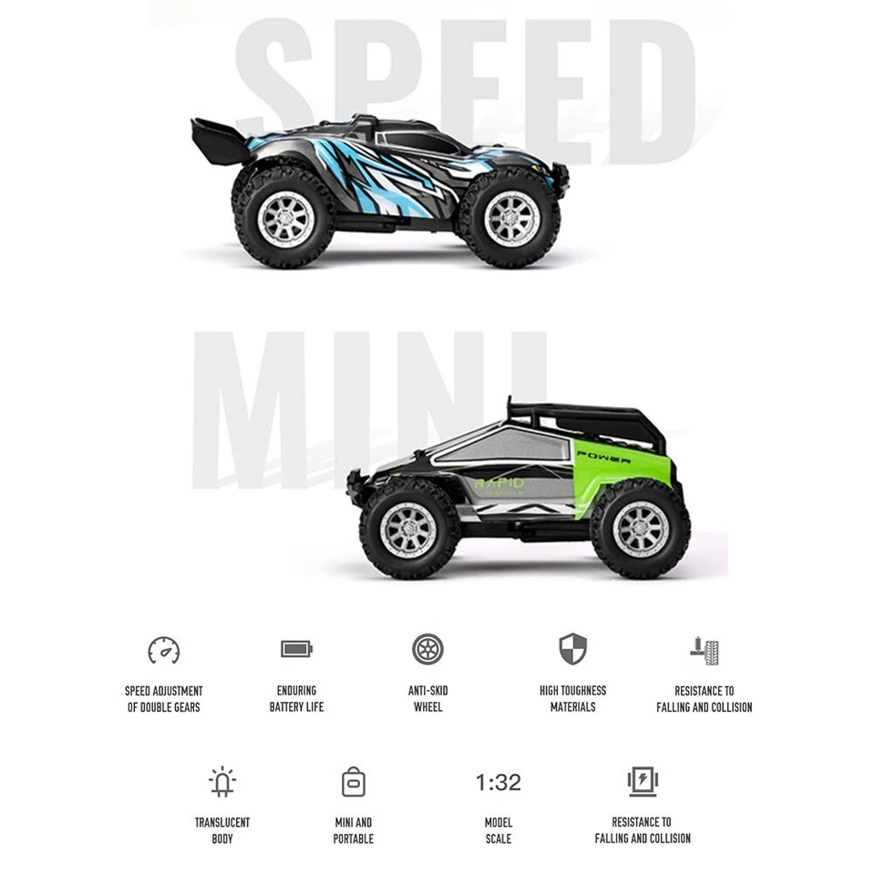 Remote Control Off-Road Trucks High Speed 2.4GHz Drift RC Racing Car Buggy Toy - Image 4 of 4