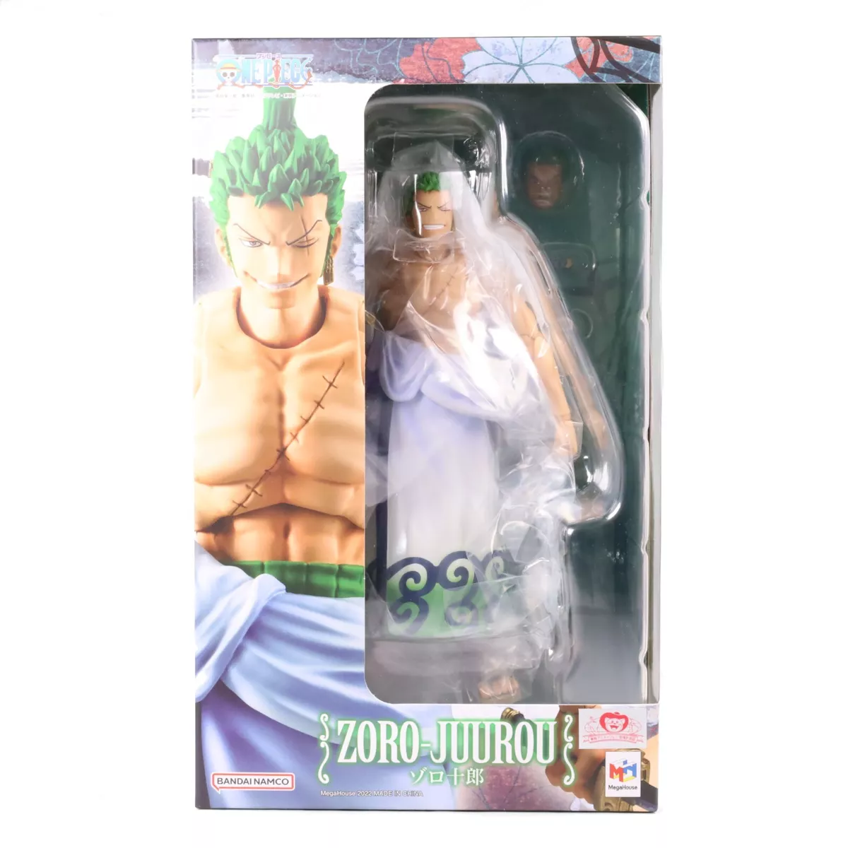 Megahouse Variable Action Heroes One Piece Zoro Juro Figure (green)