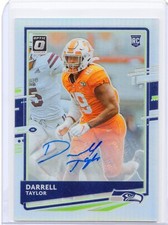 2020 Panini Donruss Optic Darrell Taylor Holo Rookie Auto /75 RC #136