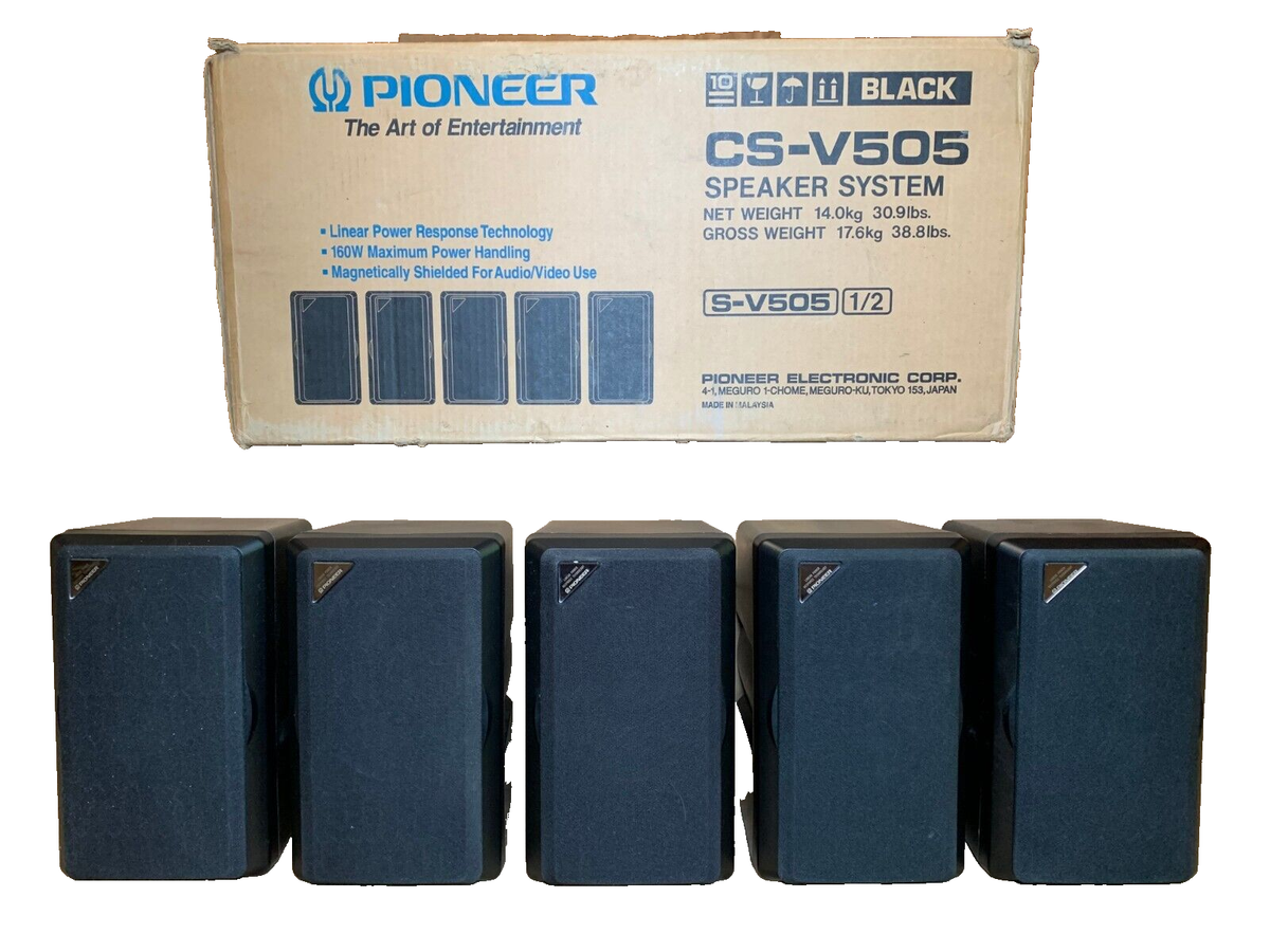 VINTAGE Pioneer CS-V505 Bookshelf Speakers/ Studio Monitors LOT OF