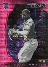 Vidal Brujan 2022 Panini Chronicles #8 Titan Pink Pulsar Tampa Bay Rays