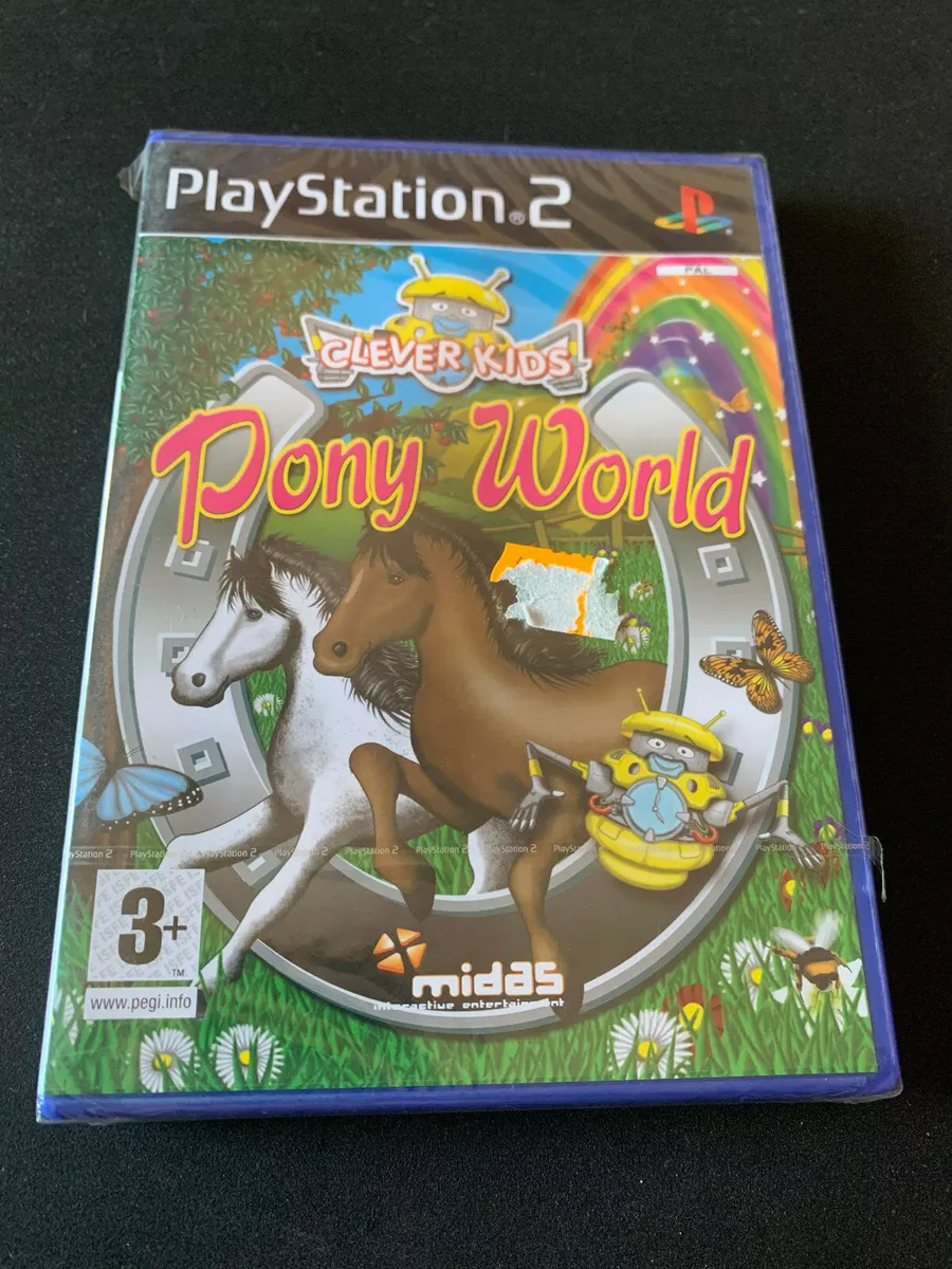 Pony World Clever Kids PS2 Sealed New IN Spanish/Portuguese