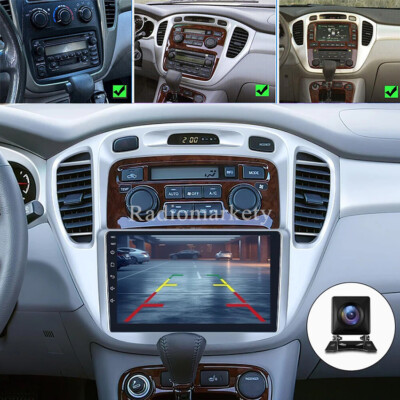 For 2001-2007 Toyota Highlander 4G+32G Carplay Car Stereo Radio Android 13 GPS