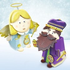 Hunkydory BOX-POPS! FESTIVE FRIENDS ~ Angelica the Angel & Sage the Wiseman