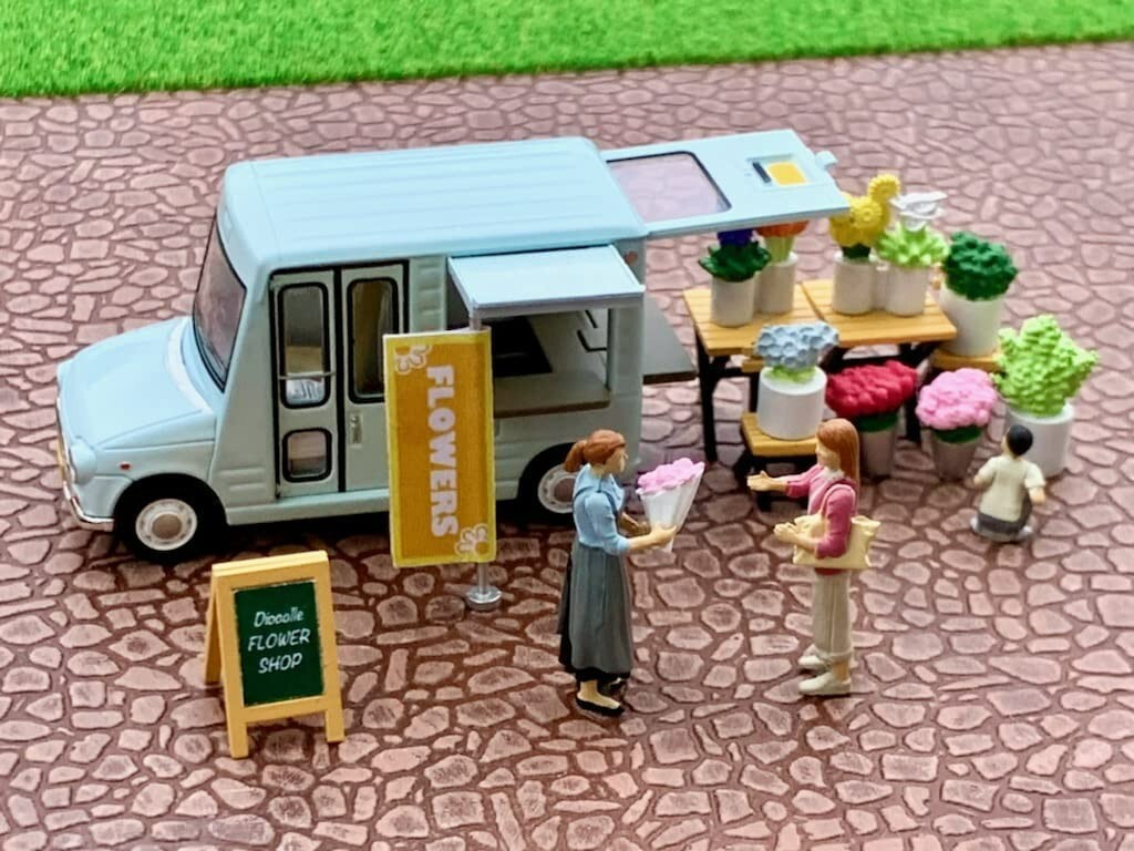Tomica Limited Vintage Neo Diocolle 64 Carsnap 17a Flower Shop
