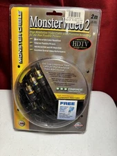 Monster Cable 8M/20ft Component Video Cable Monster Video 2 MV2CV-2M NEW A18