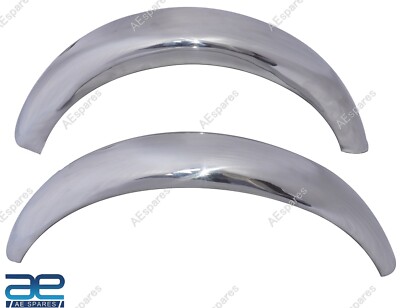 Fits For Royal Enfield 500cc Cafe Racer Front Rear Mudguard Alloy Aluminium AEs