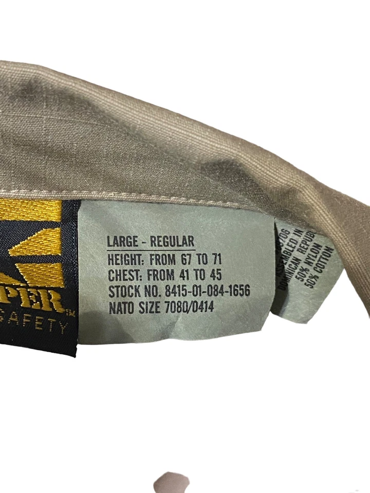 NWT PROPPER TACTICLE CAMO MILITARY OP COAT BDU JACKET LARGE - Image 4 of 4