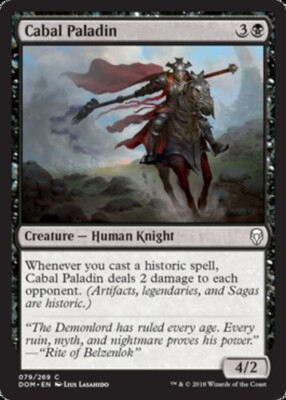 Cabal Paladin NM, English MTG Dominaria