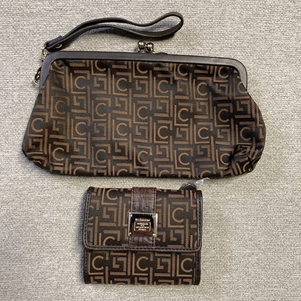 LIZ CLAIBORNE Set Of Two Brown Wallets - Image 2 of 4
