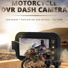 WIFI 1080P Motorcycle Dual Lens Camera Motorbike Dash Cam GPS Logger Camcorder