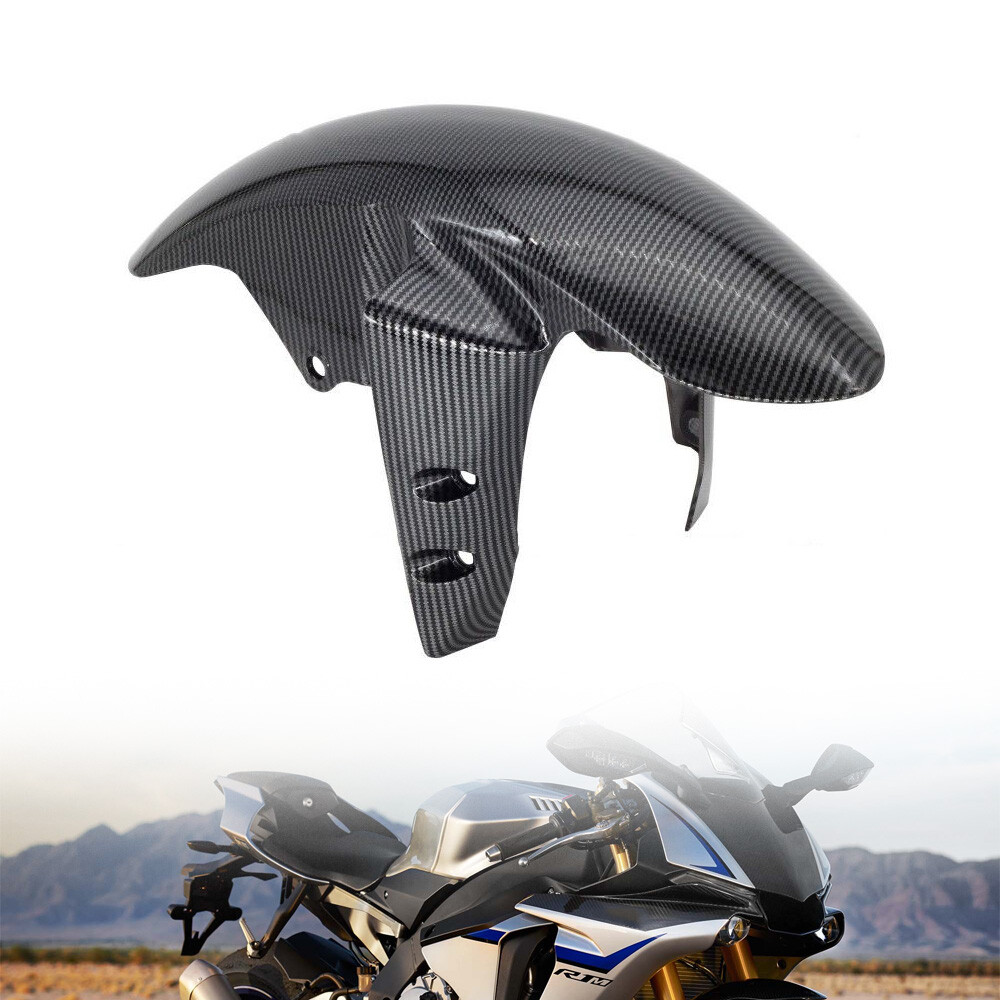 GYMARK Front Fender Mudguard For Yamaha YZF-R6 (2006-2020) & YZF-R1 (2009-2018) - Black ABS - View #7