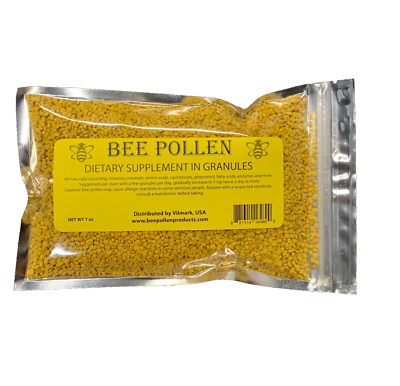 #ad BEE POLLEN Pure Natural Not Processed Bee Pollen Granules 7 oz $15.99