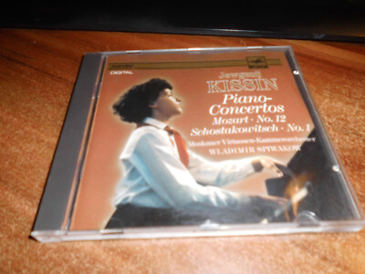 Jewgenij Kissin Piano-Concertos Mozart No. 12 Schostakow. No. 1 CD-Album 1987