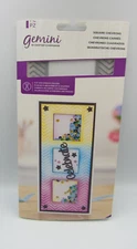 Gemini Crafter's Companion Square Chevron Embossing Open Pkg Used