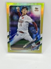 2021 TOPPS NPB TAKAYUKI KISHI YELLOW FOIL PARALLEL #140