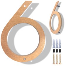 8 Inch Floating Modern House Numbers For Outside Large House Numbers For Outs...