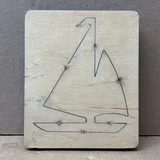 1 Ellison AccuCut Die 6" x 5", Sailboat