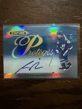 2020-21 Upper Deck Stature Proteges Autographs Blue #P40 Nick Robertson /5