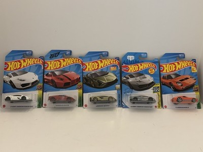 Hot Wheels Die Cast Lamborghini Lot Of 5