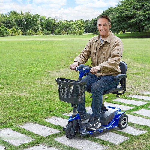 VEVOR 3-Wheel Folding Mobility Scooter for Seniors 12 Mile Range 265LBS Capacity - Picture 8 of 12