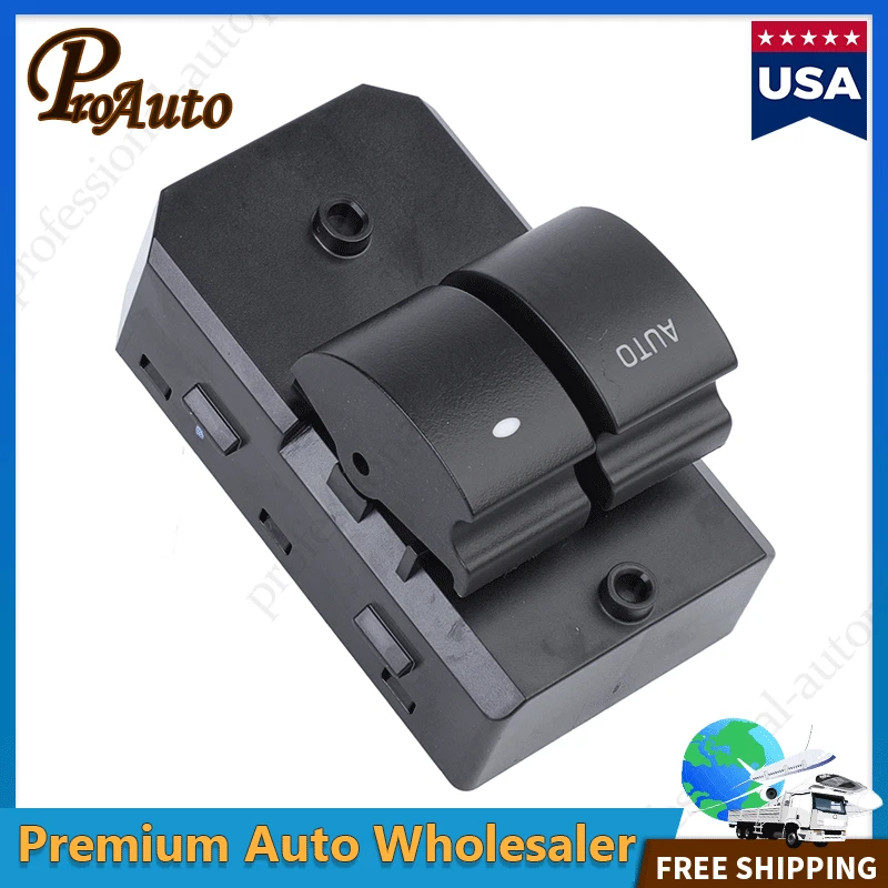 Interruptor de ventana eléctrica 15860001 buzo delantero izquierdo para GMC Savana 2500 3500 2008-2023 Foto 3 de 4