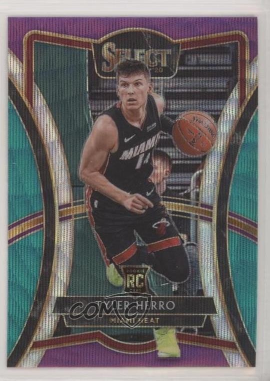 2019 Panini Select Premier Level Tri-Color Prizm Tyler Herro #169 Rookie RC s6i