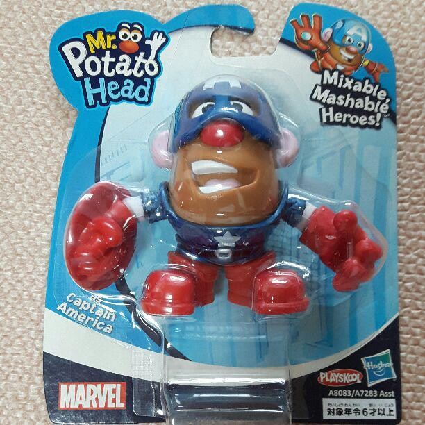Mixable Mashable Heroes Mr. Potato Head Captain America Iron Man Spider ...