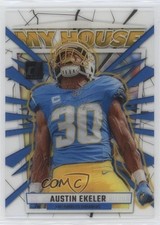 2023 Panini Clearly Donruss Clearly My House Austin Ekeler #11 3pb