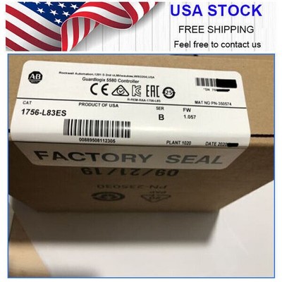 1756-L83ES Series B GuardLogix Logix5580 Controller Processor New Sealed AB PLC