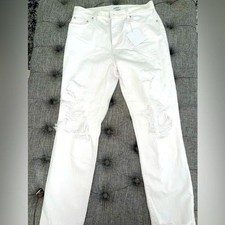 Pistola Jeans New with tags Blizzard White Distressed Size 28