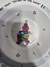 Vintage 1992 Barney The Purple Dinosaur Child’s Melamine Plate and 2 Bowls — photo 4