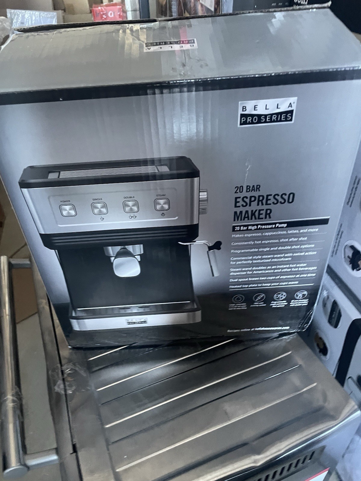 Bella Pro Series - Barista Elite Espresso Station with 20 Bars - Black (90270)