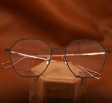 Classic Fashionable Luxury glasses Mem Iced Out Black Moissanite Fully Silver