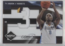 2009 Panini Limited Freshman Jumbo Jersey Numbers Prime 9/10 Ty Lawson #17 3z3