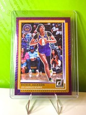 2025 WNBA Donruss RICKEA JACKSON Purple Shimmer 78/99 LA Sparks Parallel