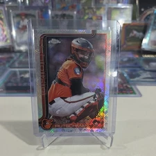 2025 Topps Chrome Logofractor Adley Rutschman Image Variation Refractor  Orioles