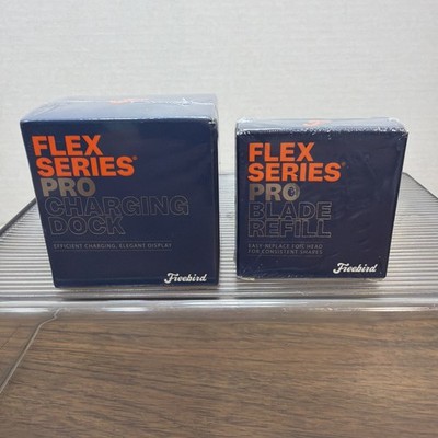 Freebird Flex Series PRO Charging Dock & PRO Blade Refill 4 Heads for PRO Shaver