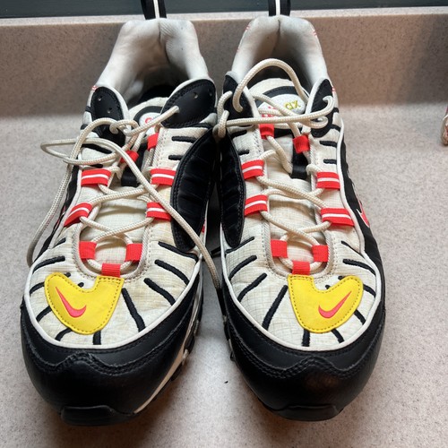 Mens Nike Air Max 640744-016 - White / Black / Yellow - Size 12 Men’s Preowned - Picture 1 of 11
