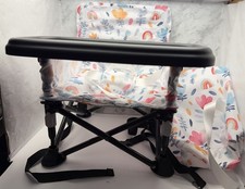 La-di-da Portable Booster Chair Floor Seat w/ Tray Foldable Infant Seat New/tags
