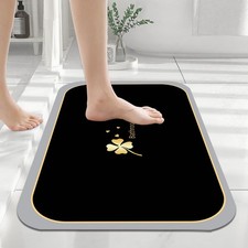 Diatomaceous Earth Bath Mat Moisture Control Bathroom Pad