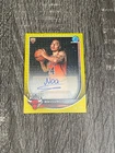 2025-26 Bowman Noa Essengue Chrome Autographs Yellow Mojo RC #BCA-NE (#’d/75)