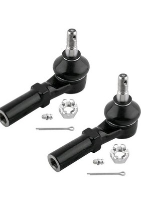 Pair Front Outer Tie Rods for 2004 2005 2006 - 2009 Dodge Durango Chrysler Aspen